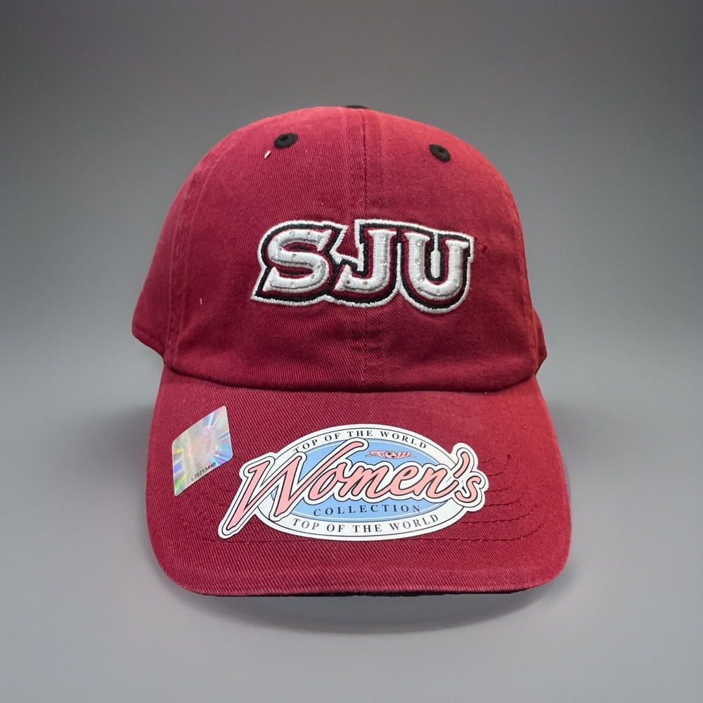 Top of the World Adj. Bling Hat Women St. Joseph's Hawks, Red, OSFA, New